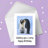 Penguin 01 Birthday Card