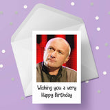 Phil Collins Birthday Card