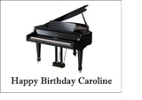 Piano Edible Icing Cake Topper 01