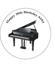 Piano Edible Icing Cake Topper 01