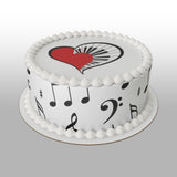 Piano Edible Icing Cake Topper 02