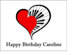 Piano Edible Icing Cake Topper 02