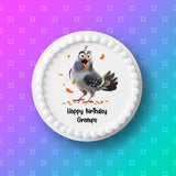Pigeon 05 Edible Icing Cake Topper or Ribbon