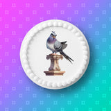 Pigeon 07 Edible Icing Cake Topper or Ribbon