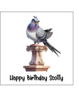 Pigeon 07 Edible Icing Cake Topper or Ribbon