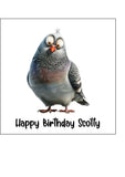 Pigeon 08 Edible Icing Cake Topper or Ribbon