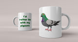 Pigeon 01 Edible Icing Cake Topper or Ribbon
