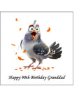 Pigeon 05 Edible Icing Cake Topper or Ribbon
