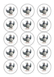 Pigeon 06 Edible Icing Cake Topper or Ribbon
