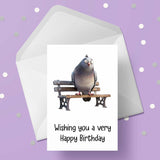Pigeon 09 Birthday Card