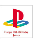 Playstation Logo Edible Icing Cake Topper