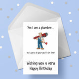 Plumber Edible Icing Cake Topper