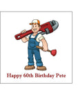 Plumber Edible Icing Cake Topper