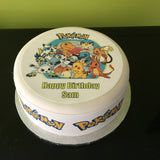 Pokemon Edible Icing Cake Topper 01