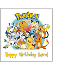 Pokemon Edible Icing Cake Topper 01