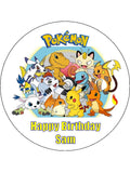 Pokemon Edible Icing Cake Topper 01