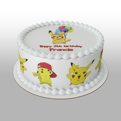 Pokemon Edible Icing Cake Topper 02