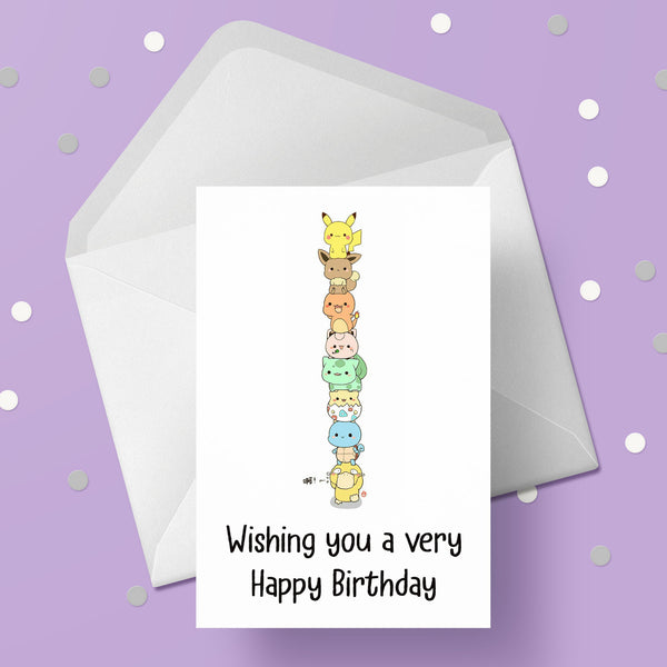 Pokemon Birthday Card 06