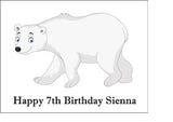 Polar Bear Edible Icing Cake Topper
