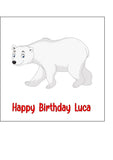 Polar Bear Edible Icing Cake Topper