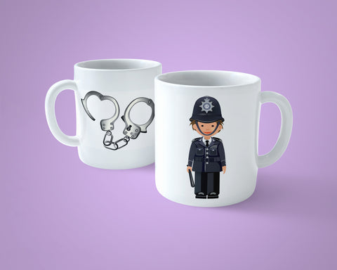 Police Officer Mug - Male Policeman Mug