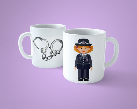 Police Officer Mug - Female Policewoman Mug