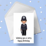 Police Officer Male Card - Policeman