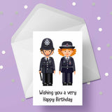 Police Officers Birthday Card