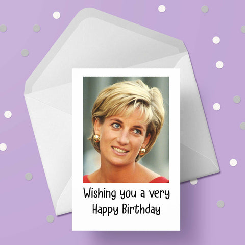 Princess Diana Birthday Card