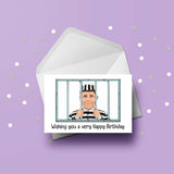 Prisoner Birthday Card