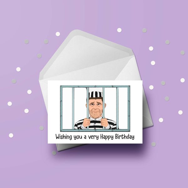 Prisoner Birthday Card
