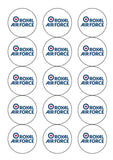 RAF Royal Air Force Logo Edible Icing Cake Topper