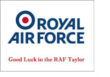 RAF Royal Air Force Logo Edible Icing Cake Topper