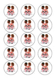 R n B Tour 02 Edible Icing Cake Topper or Ribbon