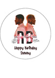 R n B Tour 02 Edible Icing Cake Topper or Ribbon