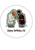 R n B Tour 03 Edible Icing Cake Topper or Ribbon