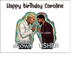 R n B Tour 03 Edible Icing Cake Topper or Ribbon