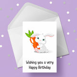 Rabbit 02 Edible Icing Cake Topper