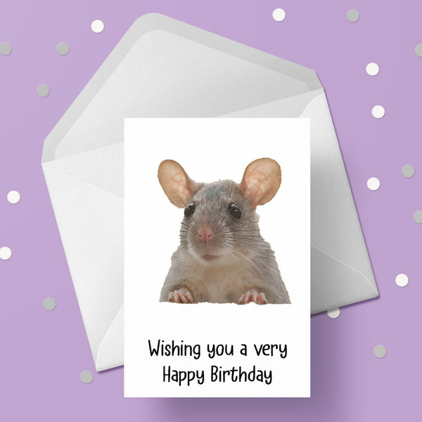 Rat Birthday Card 01