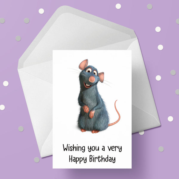 Rat Birthday Card 02