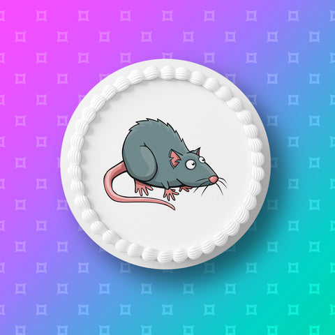 Rat 03 Edible Icing Cake Topper