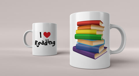 Reading Themed Mug - I love Reading Mug