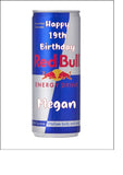 Red Bull Can Edible Icing Cake Topper