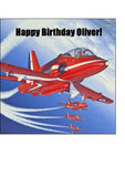 Red Arrows Edible Icing Cake topper - Red Arrow Planes 02