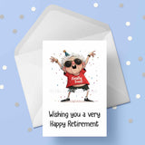 Retirement 05 Edible Icing Cake Topper or Ribbon