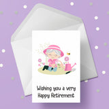 Retirement Edible Icing Cake Topper 11