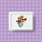 Retirement 14 Edible Icing Cake Topper or Ribbon