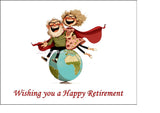 Retirement 14 Edible Icing Cake Topper or Ribbon