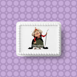 Retirement 15 Edible Icing Cake Topper or Ribbon
