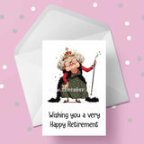 Retirement 15 Edible Icing Cake Topper or Ribbon